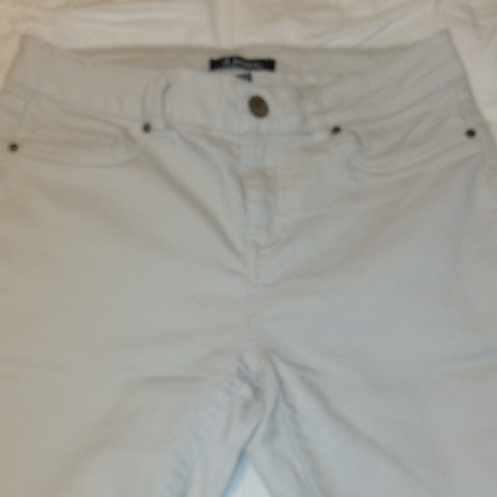 d. jeans Women's Khaki Straight Leg Jeans - Picture 3 of 4